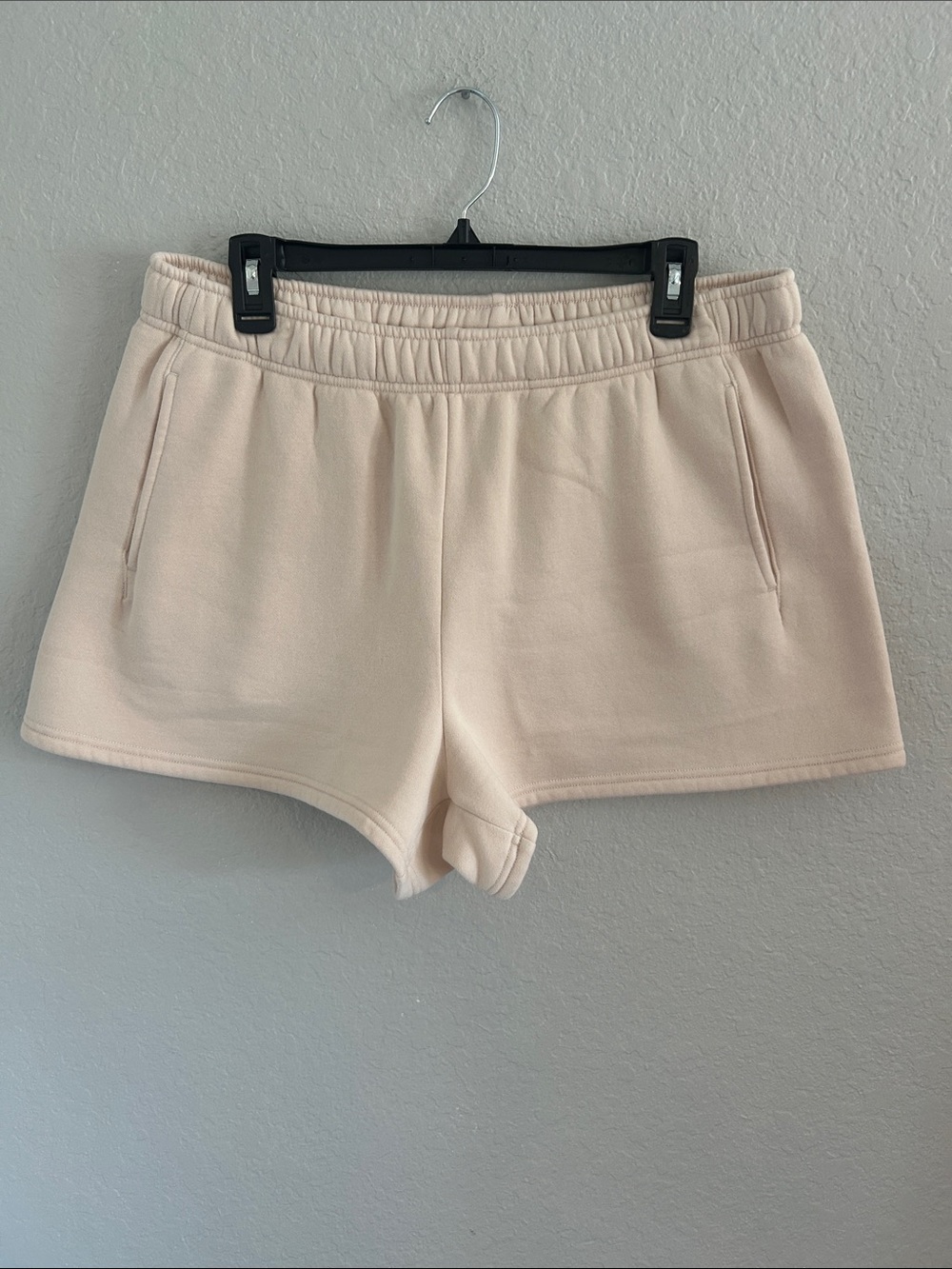 aerie Cream Lounge Athletic Shorts